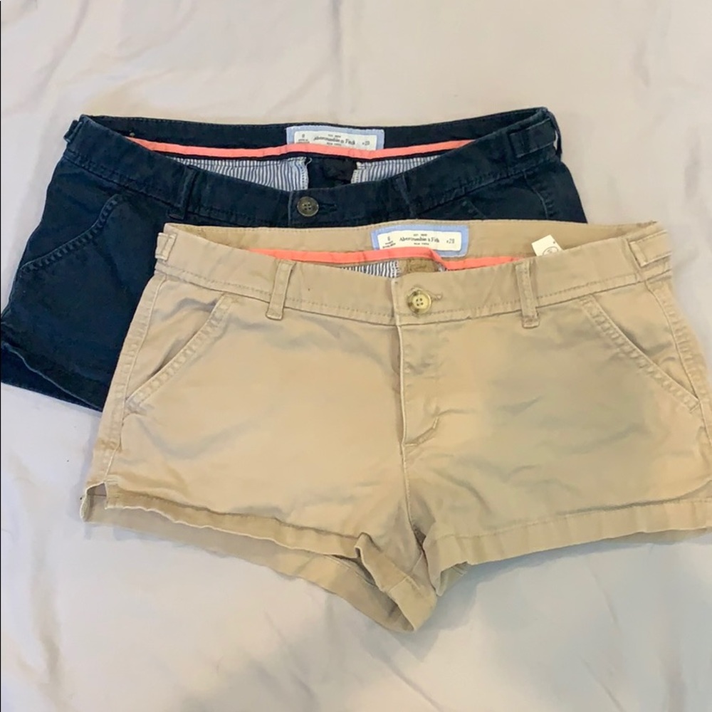 -SOLD- 2 Abercrombie & Fitch shorts size 8